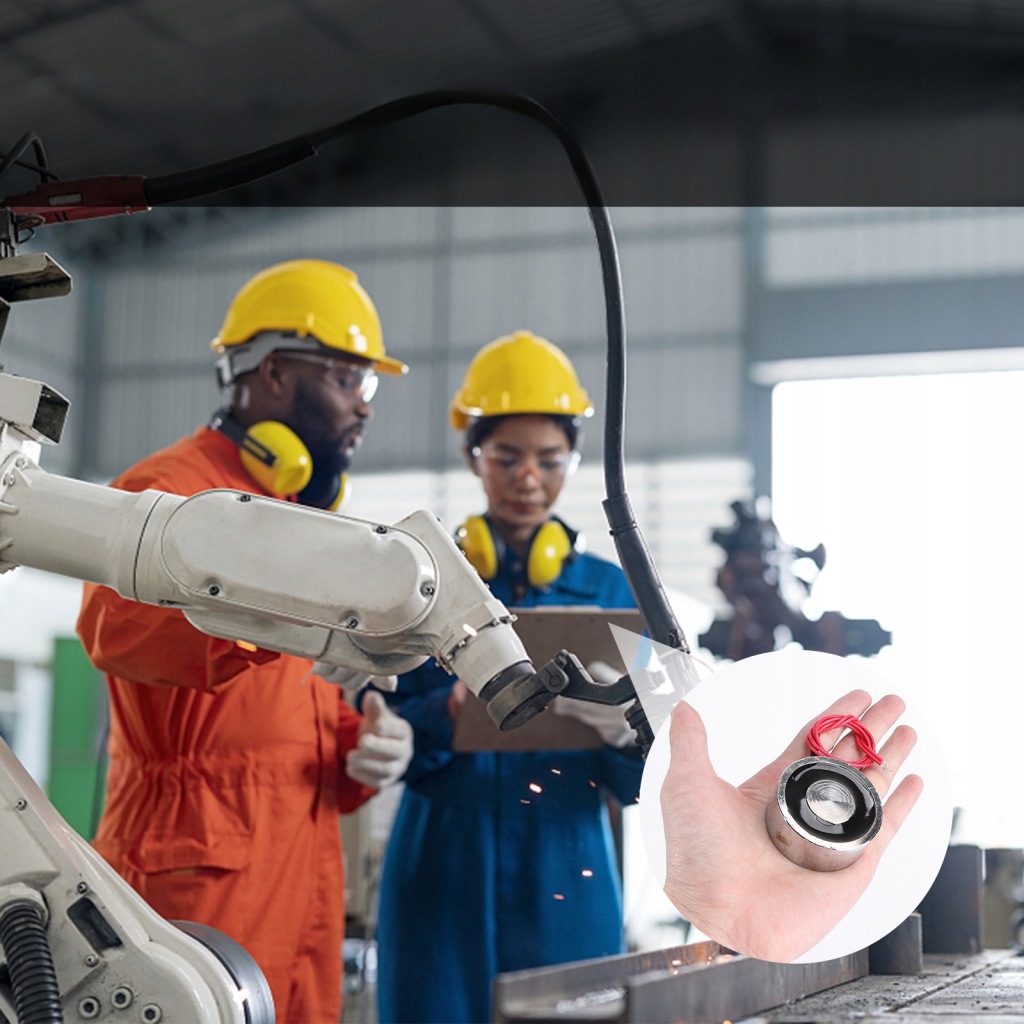 90LBS / 400N DC 12V HOLDING ELECTROMAGNET LIFT