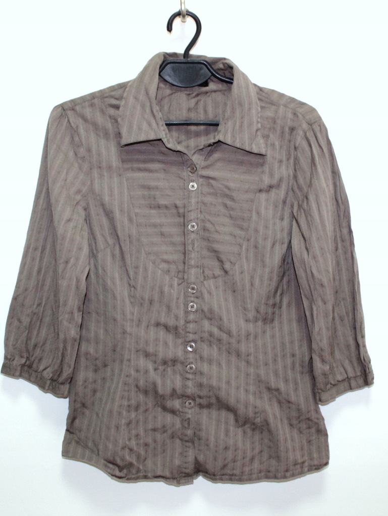 VERO MODA bawełniana bluzka koszulowa guziki M 38