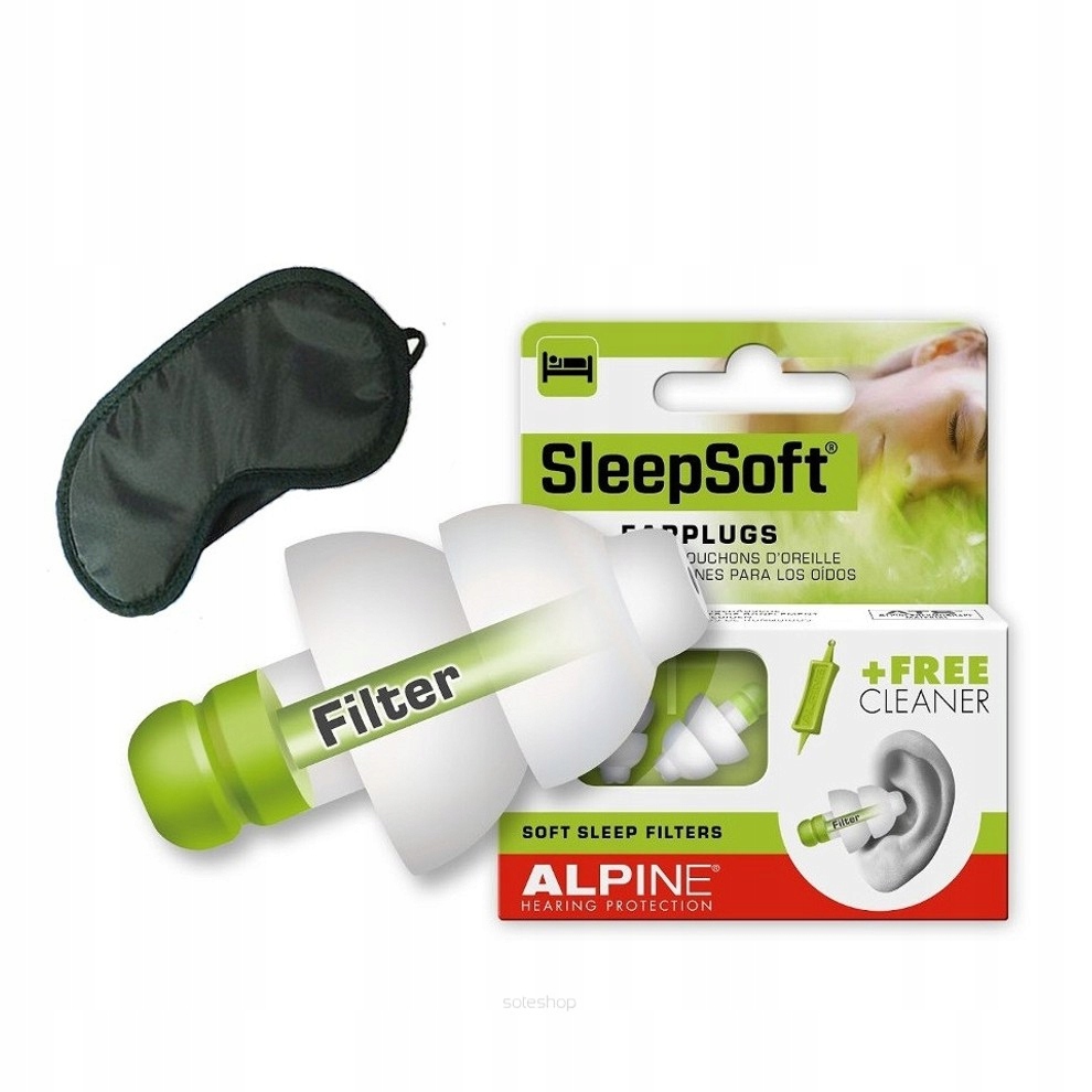 Купить ALPINE SLEEPSOFT ЗАГЛУШКИ + ПОВЯЗКА НА ГОЛОВЬ: отзывы, фото, характеристики в интерне-магазине Aredi.ru