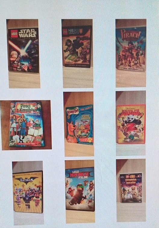 ZESTAW 9 x FILM DVD BAJKA LEGO SAME HITY NAJTANIEJ