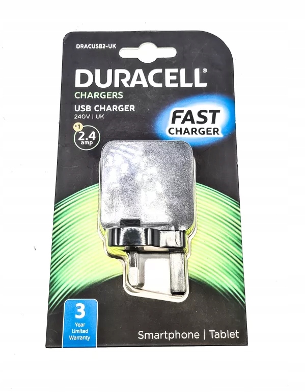 POWER ADAPTER DURACELL FAST CHARGER