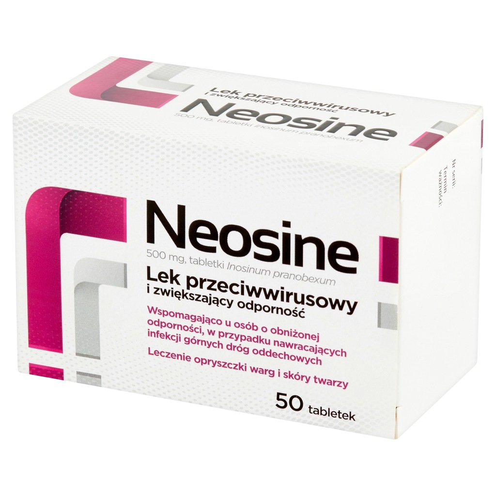 Neosine 500 mg 50 szt. tabletki odporność grypa wirusy