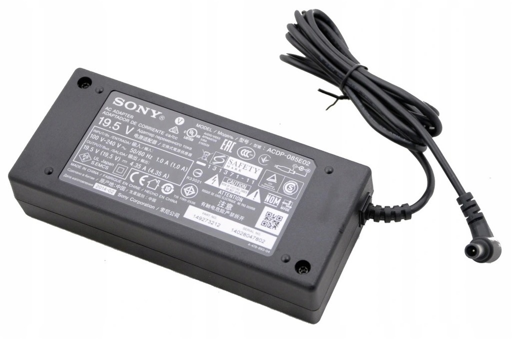 Zasilacz TV LED SONY 19.5V 4.35A ACDP-085E02 85W