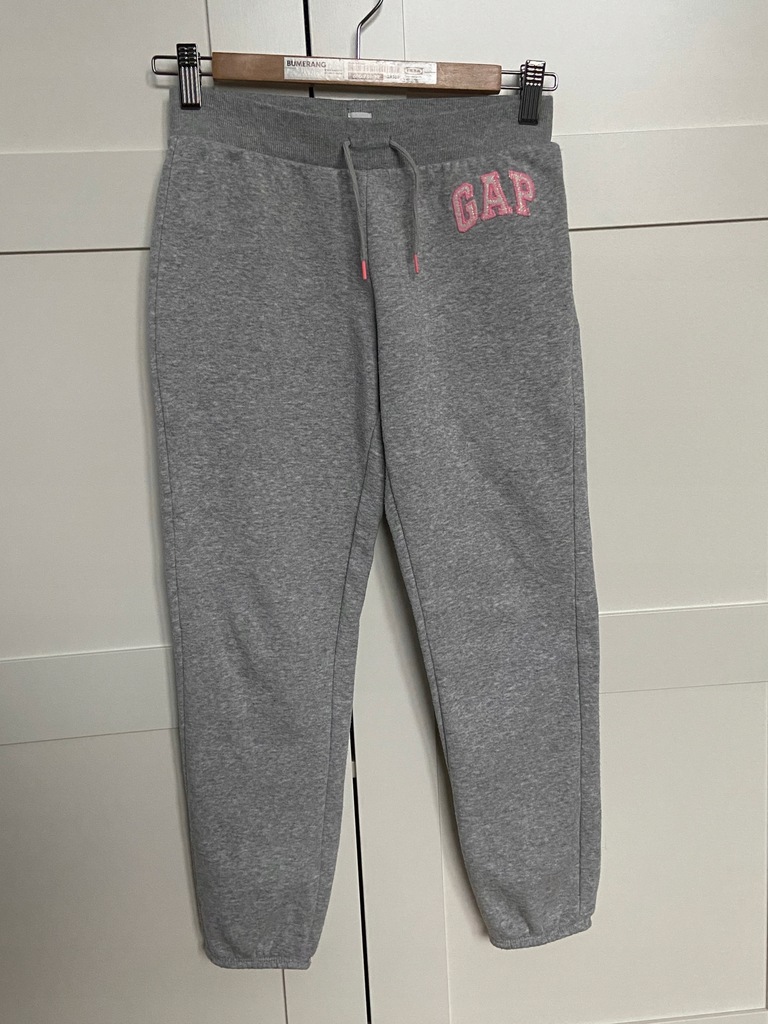 GAP KIds L (10) Regular szare 146 spodnie dresowe