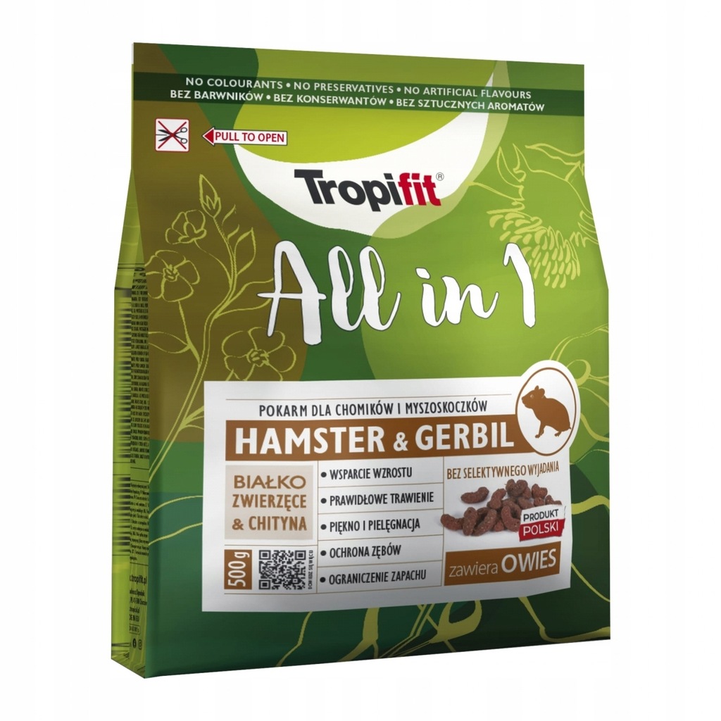 Tropifit All in 1 HAMSTER & GERBIL chomik 500g