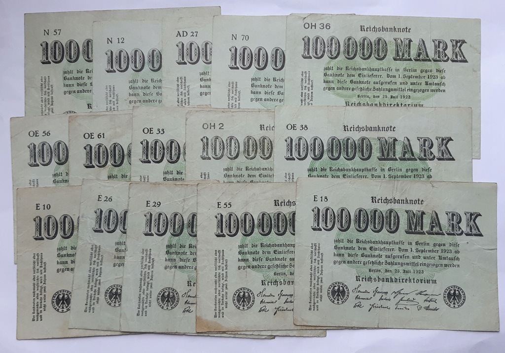 Купить Банкнота Германии 100 000 марок 1923 года (2): отзывы, фото, характеристики в интерне-магазине Aredi.ru