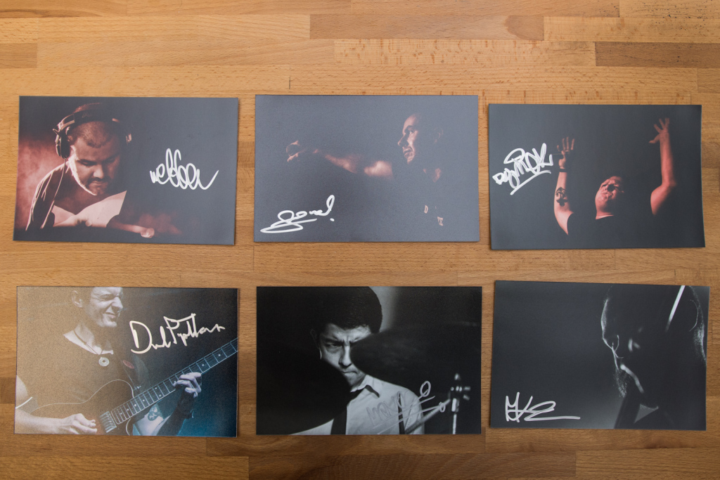 Łona, Webber & The Pimps - zdjęcia z autografami