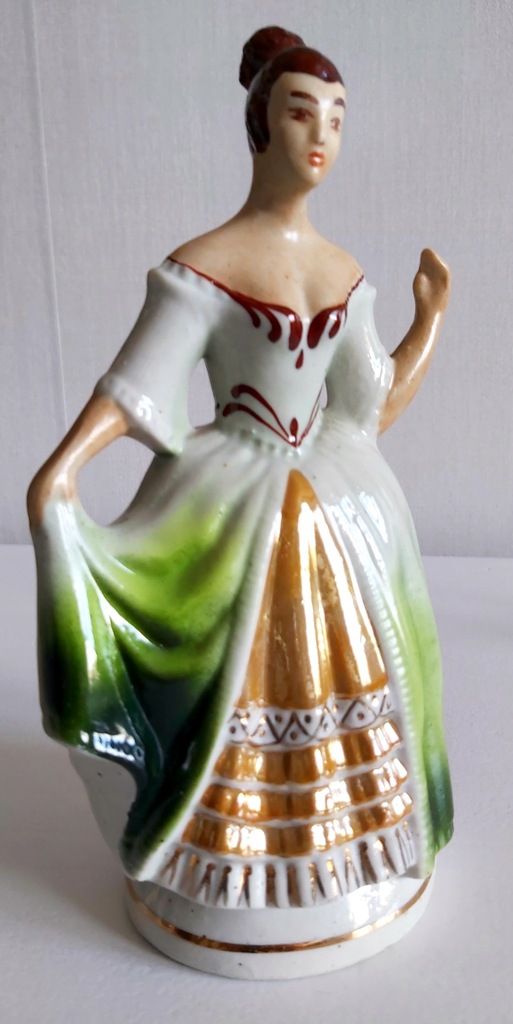 dama - figutka porcelanowa Śląsk