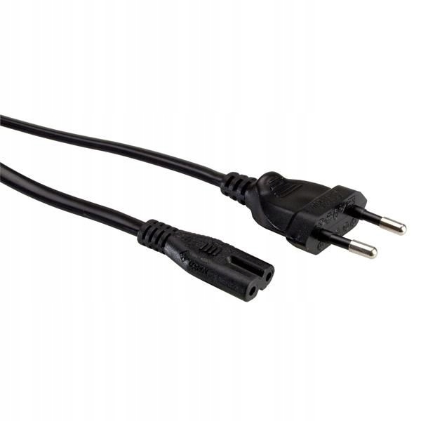 Roline Euro Power Cable, 2-Pin,