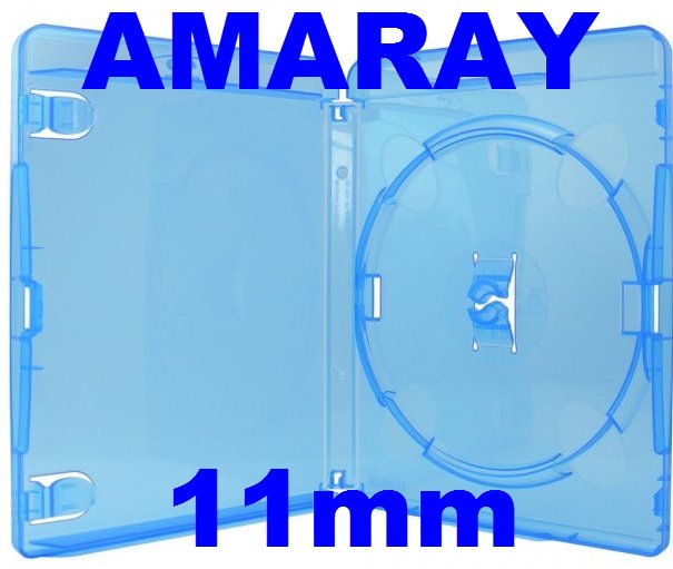 Pudełko BluRay Niebieskie AMARAY 11mm- 1szt.
