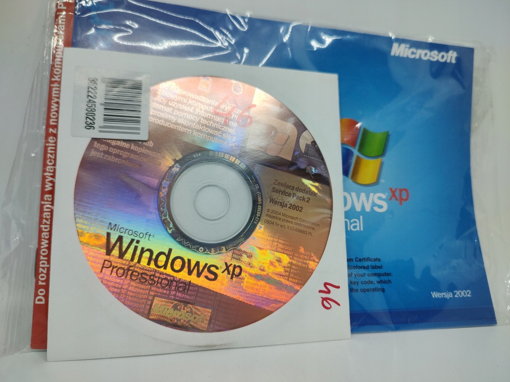 System MICROSOFT WINDOWS XP Professional SP 1 2 3