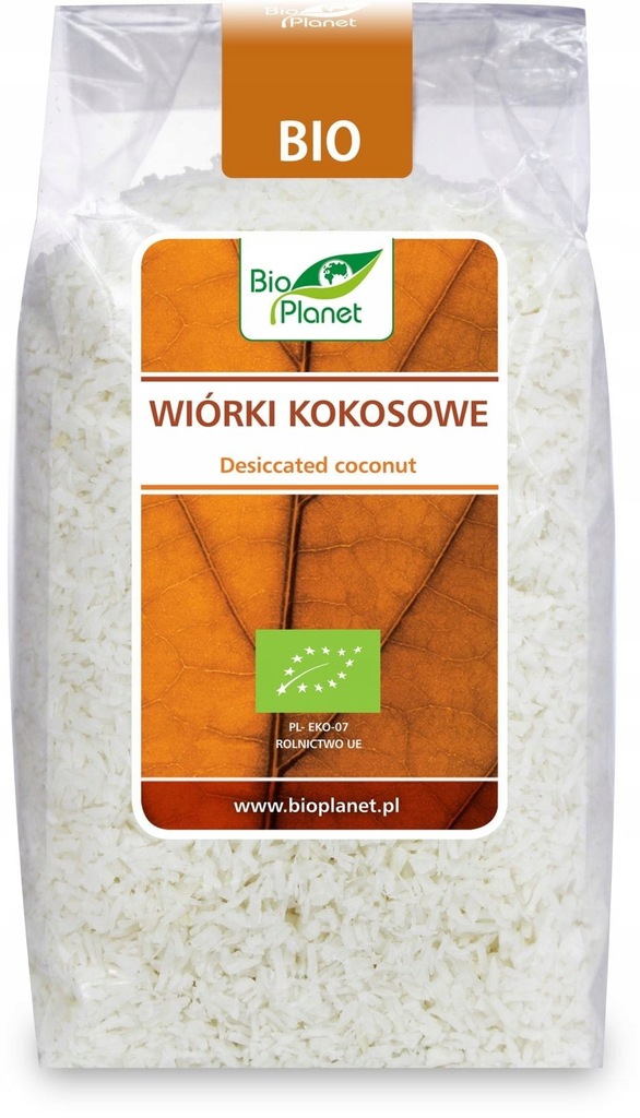 Wiórki kokosowe bezglutenowe BIO 200 g