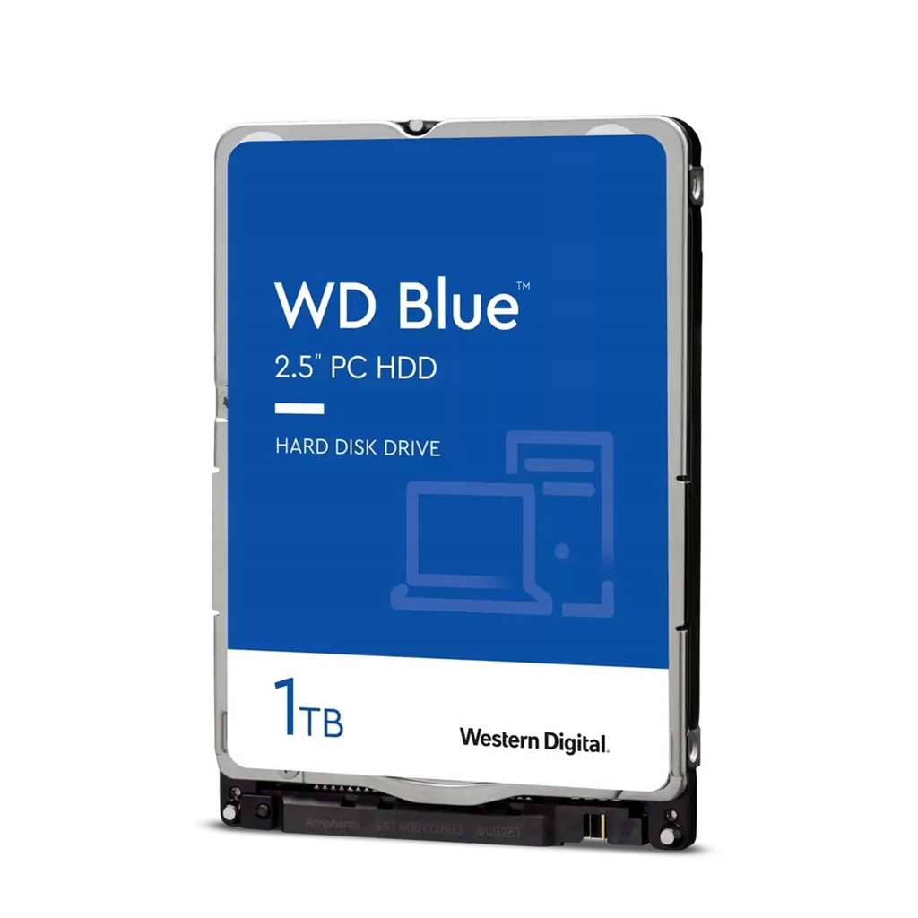 Dysk HDD WD Blue WD10SPZX (1 TB ; 2.5"; 128 MB; 5400 obr/min)