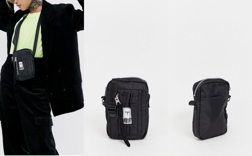 C2T108*CHEAP MONDAY TOREBKA NA KAMERĘ CZARNA P01