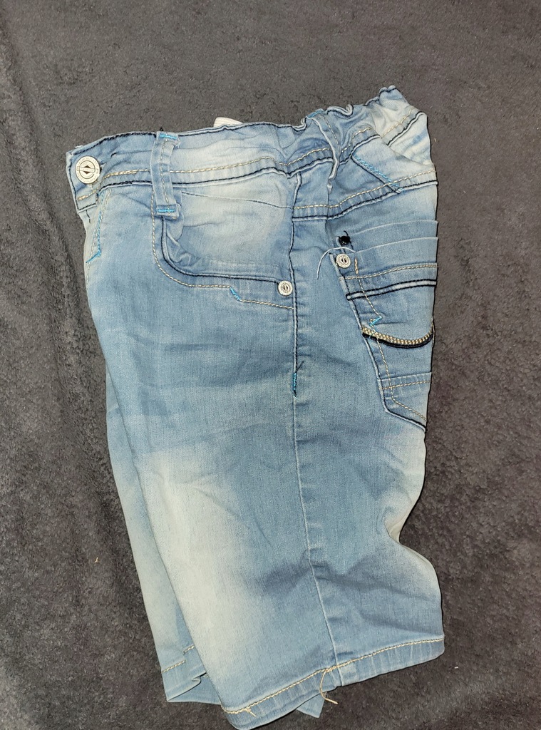 Krótkie spodenki chłopiec 116 cm Jeans