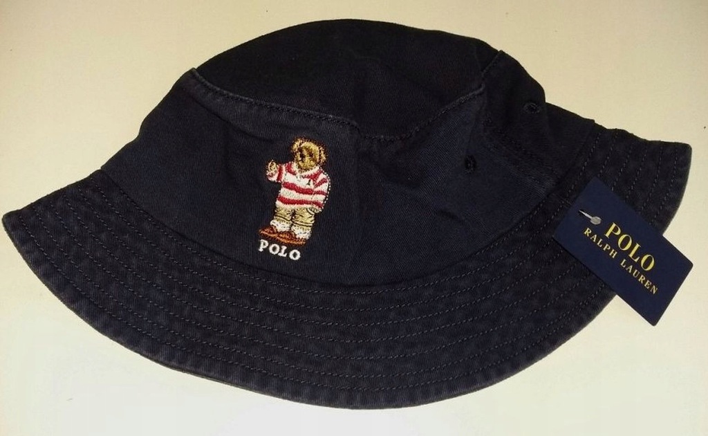 Kapelusz Bucket Hat POLO Bear Ralph Lauren z USA