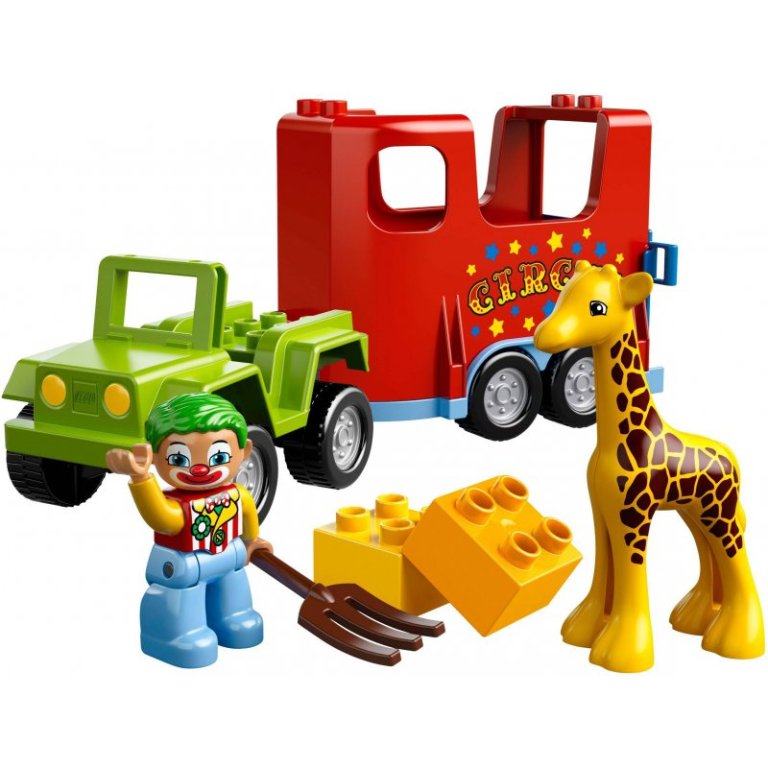 Klocki LEGO DUPLO- Pojazd cyrkowy od Robotowo