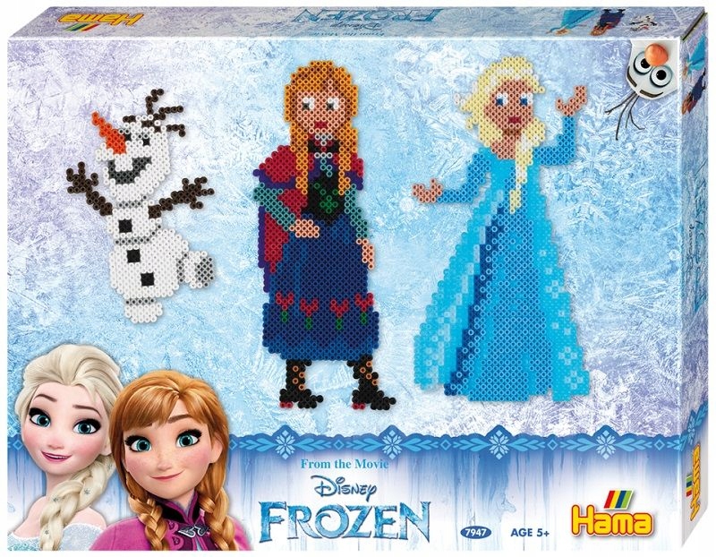 Koraliki Hama Midi 7947 Kraina Lodu - Elsa i Anna