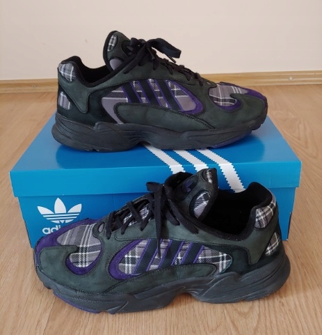 Buty Adidas Yung Plaid Pack EF3965 - 8532082571 - oficjalne Allegro