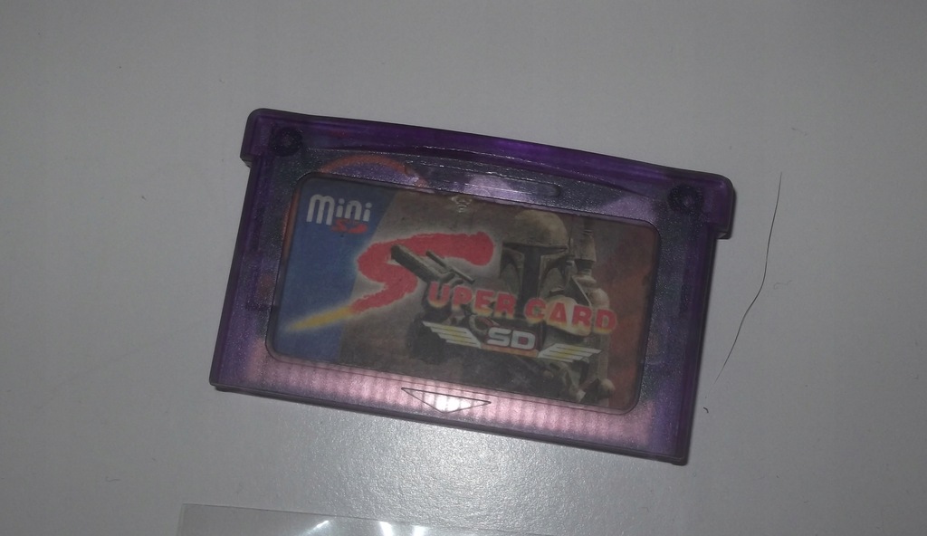 SUPER CARD MINI SD + KARTA 2GB ! Gameboy Advance