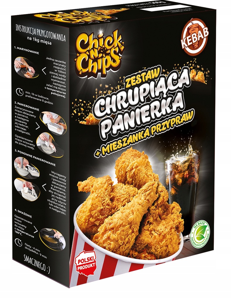 Panierka chicknchips + przyprawa Kebab-Gyros panierka do kurczaka