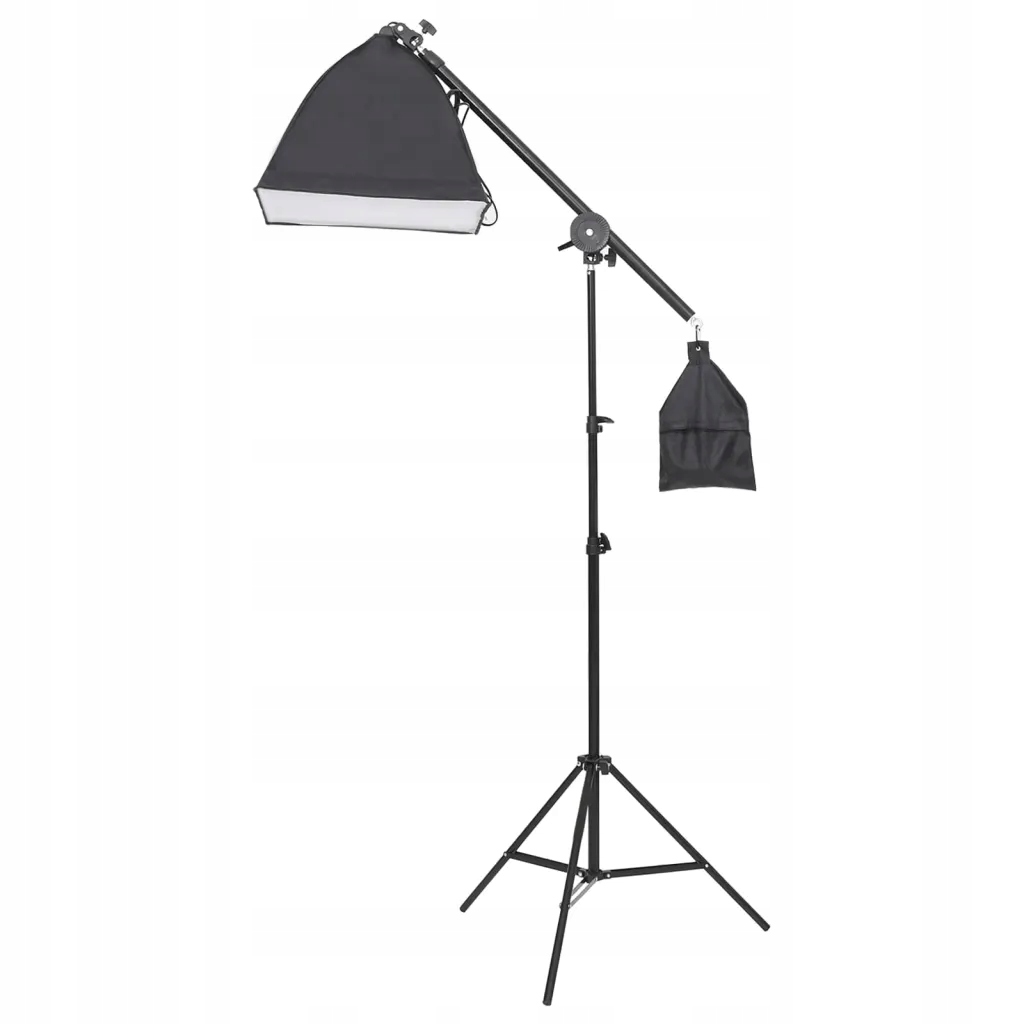 vidaXL Fotograficzny zestaw studyjny z oświetleniem, tłami i blendami