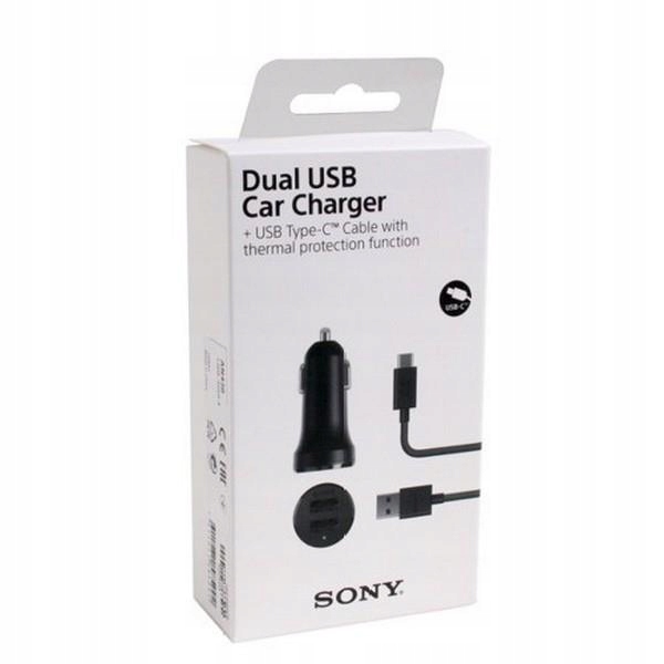 Ładowarka samochodowa Sony AN430 USB-C blister 2x2