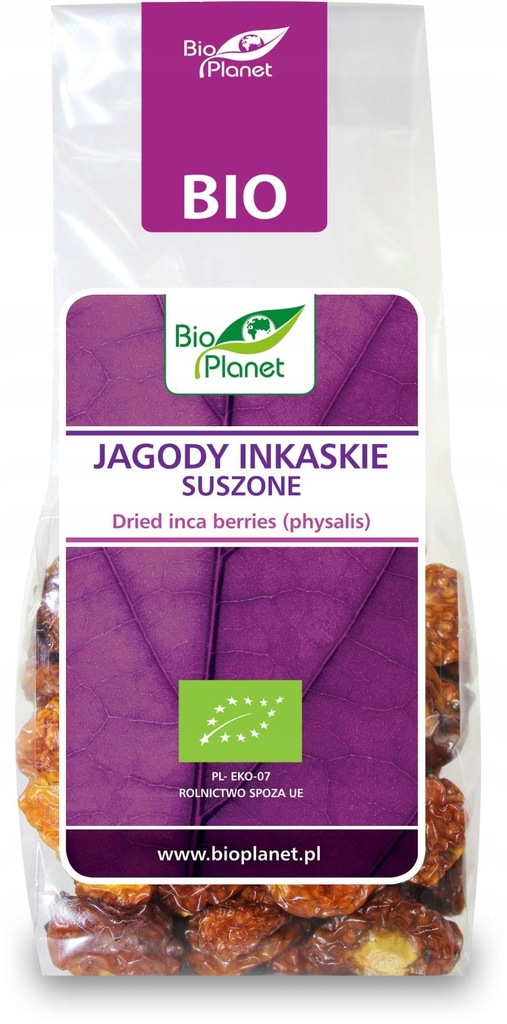 Jagody inkaskie suszone BIO - Bio Planet - 100g