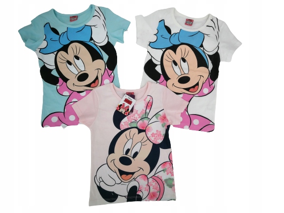 Disney Minnie Mouse 3-PAK Bluzek rozm. 116cm