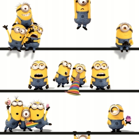 Tapeta MINIONKI Minions w rolce 90101 despicable