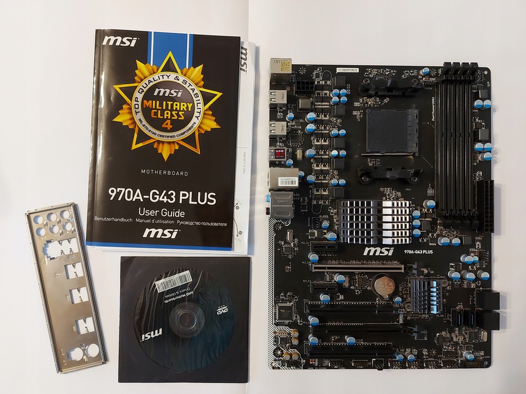 Płyta główna MSI 970AG43 PLUS ATX USB3 AM3+ 10786483127 oficjalne