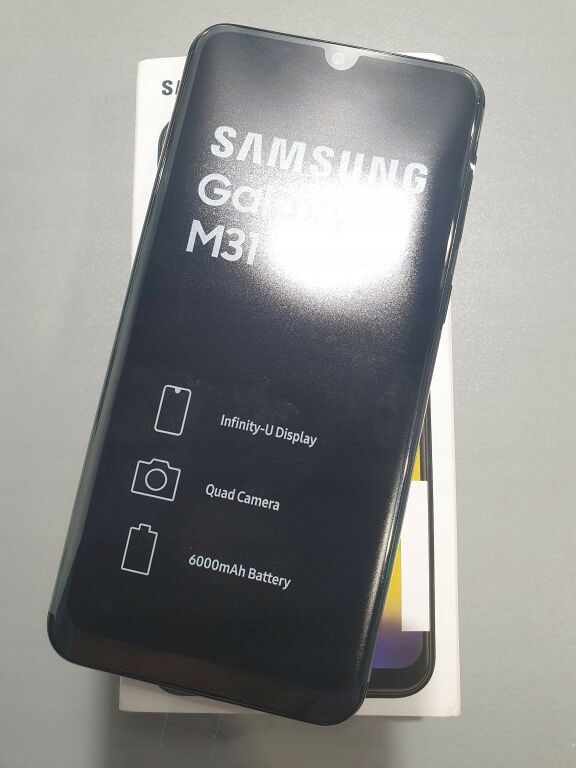 TELEFON SMSUNG GALAXY M31 PUDEŁKKO JAK NOWY