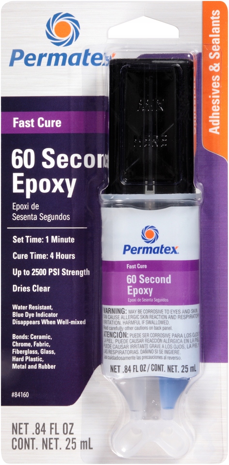 PERMATEX KLEJ EPOKSYDOWY PRZEŹROCZYSTY 60 SEK 25ML