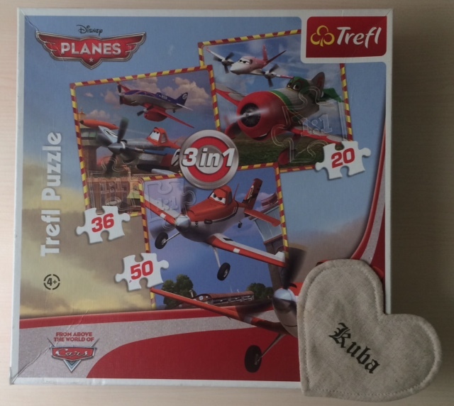 PUZZLE Trefl PLANES 3w1 20 el. 36 el. 50 el.