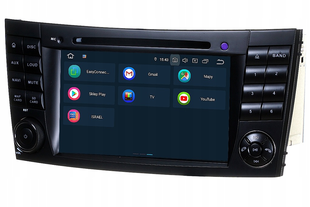 RADIO NAWIGACJA MERCEDES W211 CLS ANDROID 9 16GB