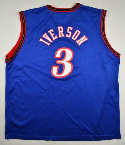 PHILADELPHIA 76ERS *IVERSON* NBA CHAMPION L