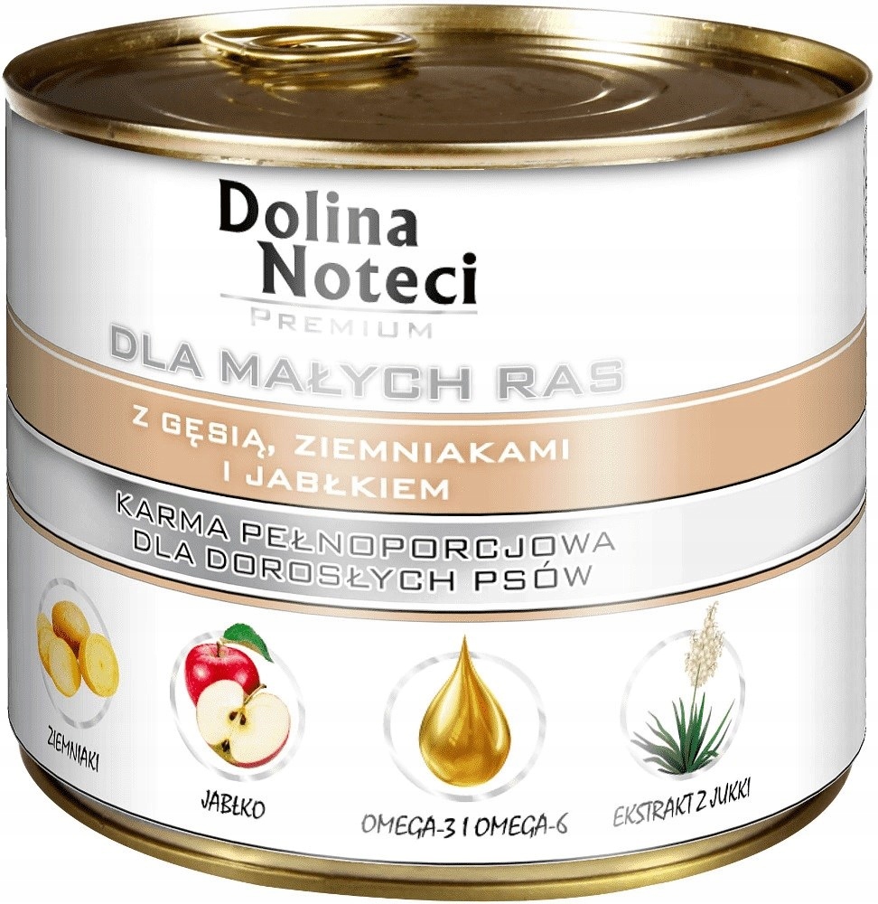 DOLINA NOTECI Premium z Gęsią, ziemniakami i jabłkiem - mokra karma dla psó