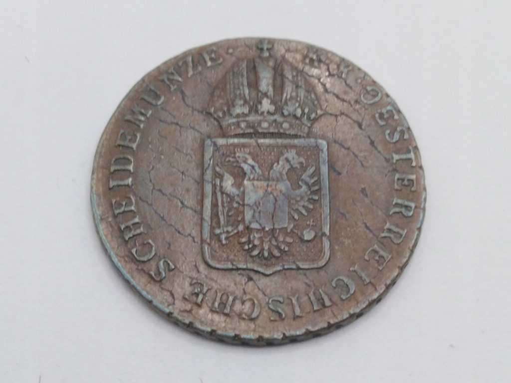 Moneta 1/2 kreuzer 1816 Austria