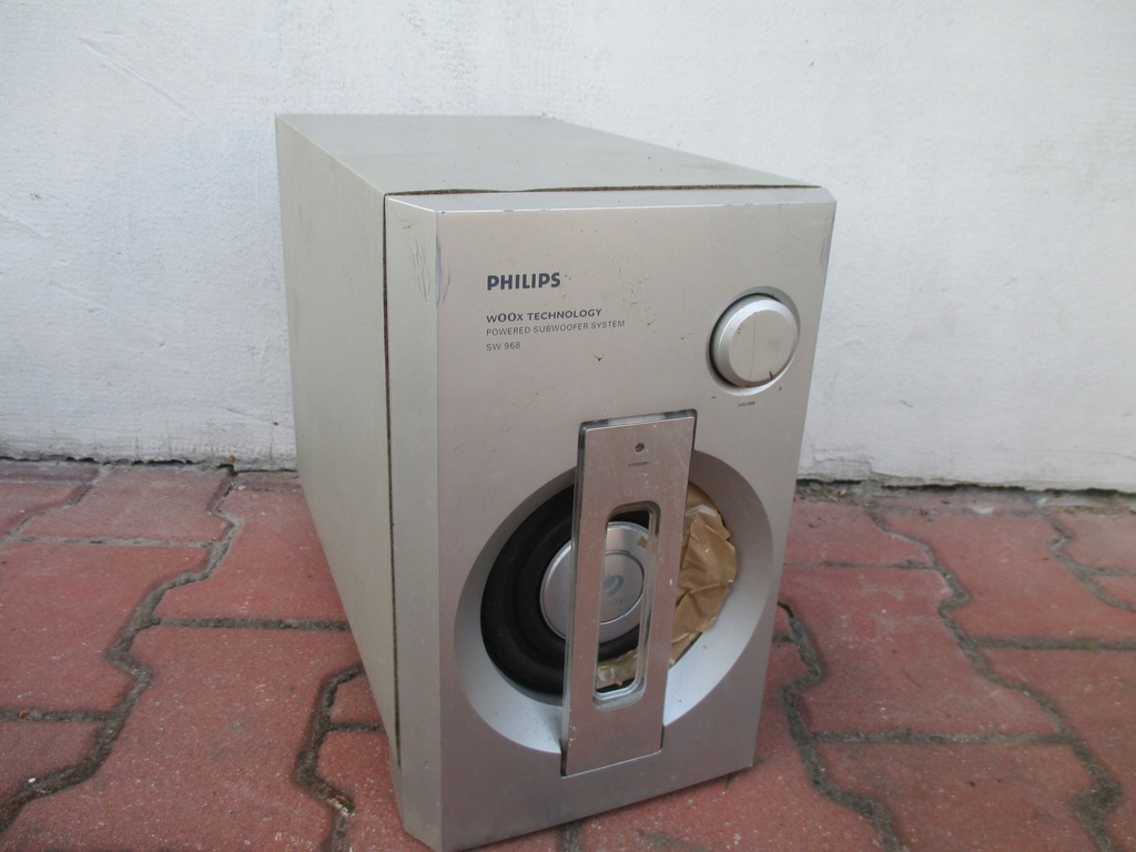Philips woox technology cheap powered subwoofer system