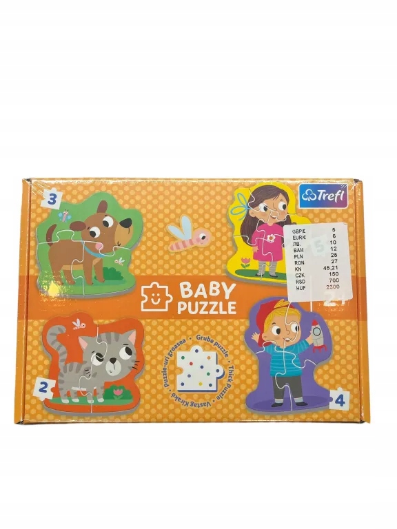 PUZZLE BABY UKŁADANKI DLA MALUCHÓW ZWIERZĄTKA