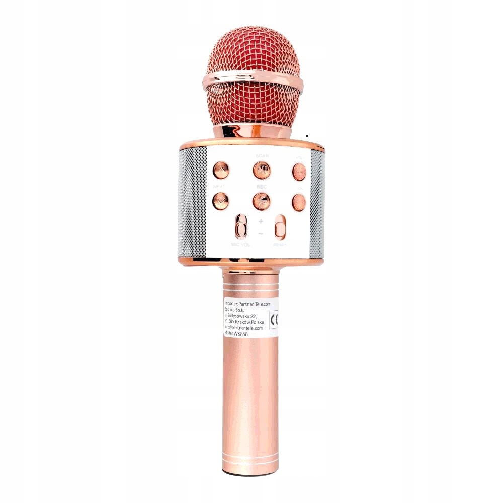 Mikrofon multimedialny karaoke CR58S HQ zoty r
