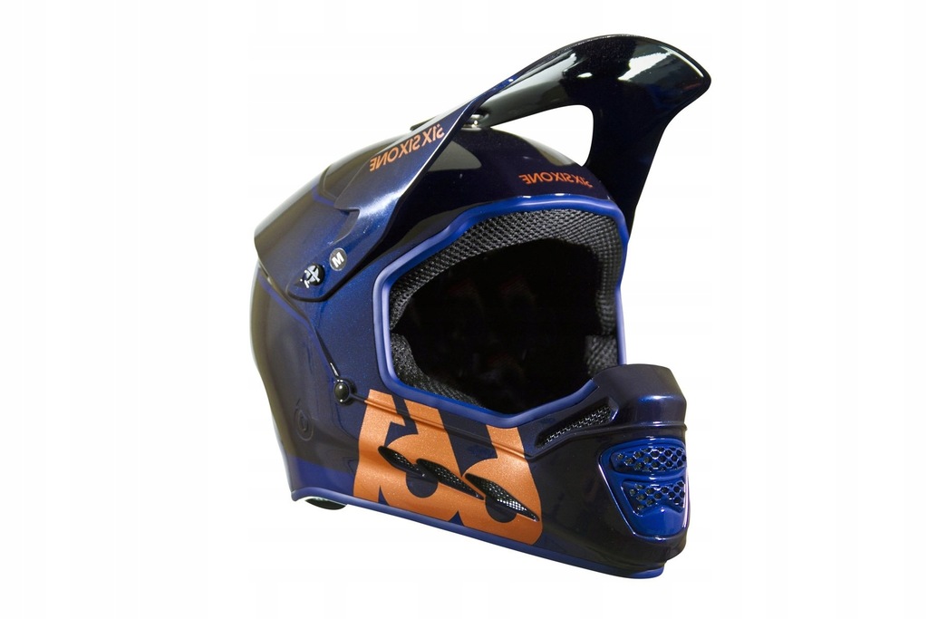 661 RESET MIDNIGHT COPPER Kask rowerowy fullface S