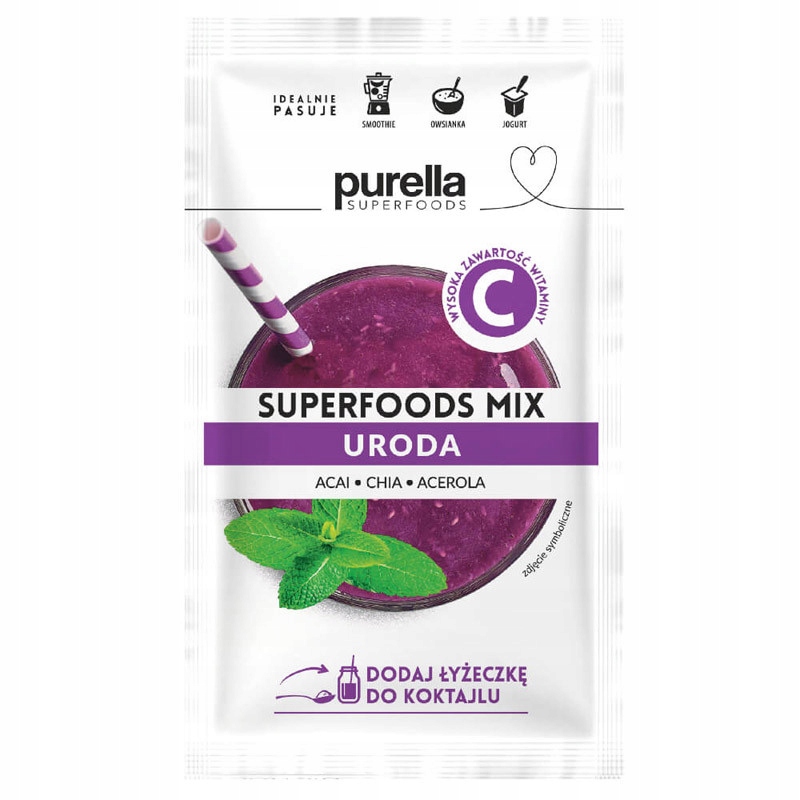 PURELLA Superfoods Mix Uroda 40g WŁOSY SKÓRA LOOK