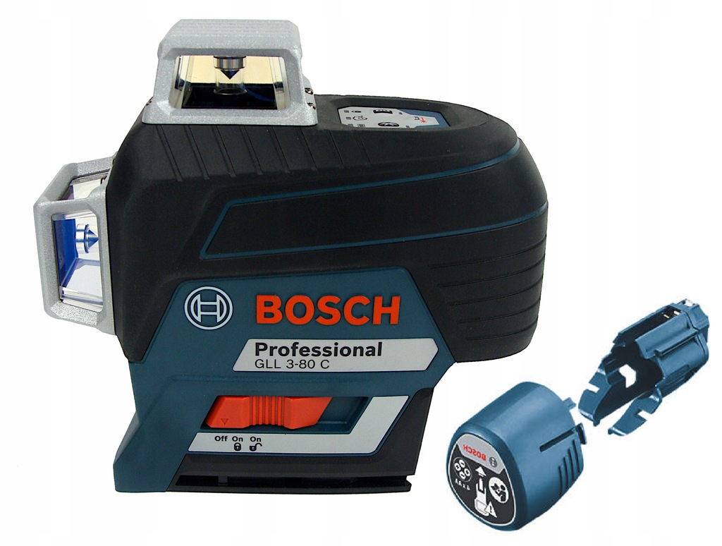 Complex Disturb instead Bosch GLL 3-80 C laser krzyżowy z adapterem - 8681049927 - oficjalne  archiwum Allegro