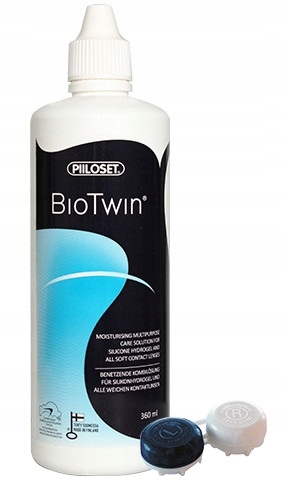 Płyn do soczewek Piiloset BioTwin 360 ml