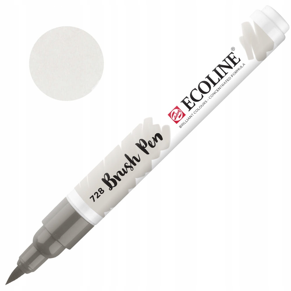 Marker Ecoline Brush Pen - 728 Warm Grey Light