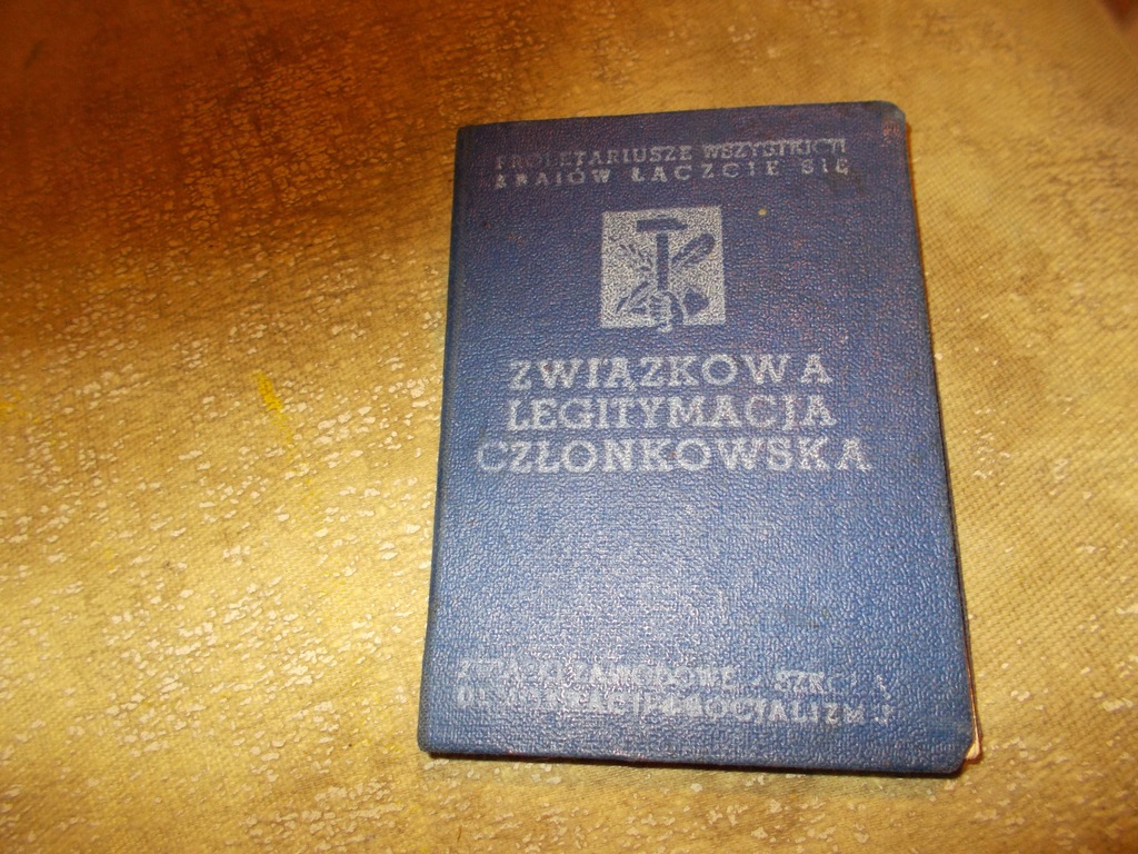 Związkowa legitymacja Lipowa Komorowice k.Bielsko