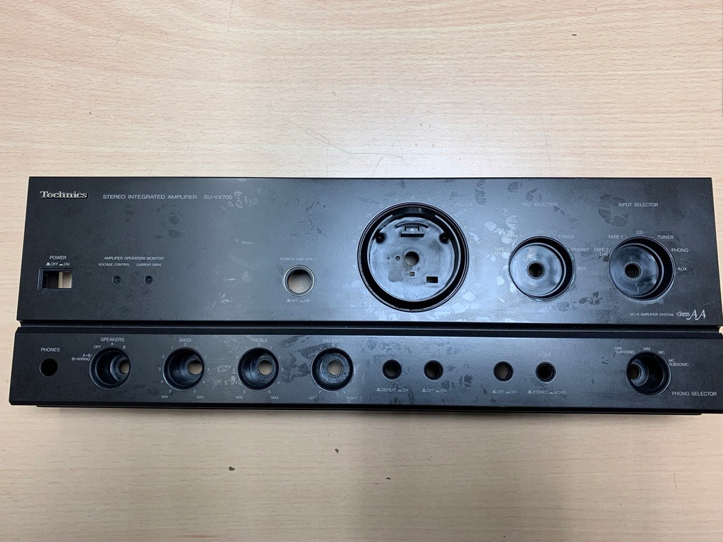 RFKGUVX700EK Panel czołowy Technics SU-VX700