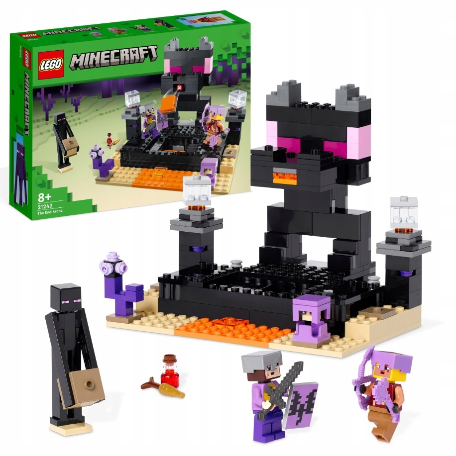 LEGO Minecraft Arena Endu Zestaw Klocki Dla Dzieci na prezent