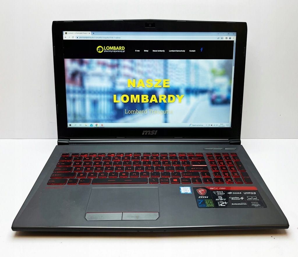 Laptop Gamingowy MSI MS-16J9 16 GB / 256 GB SSD - 13102635778 ...